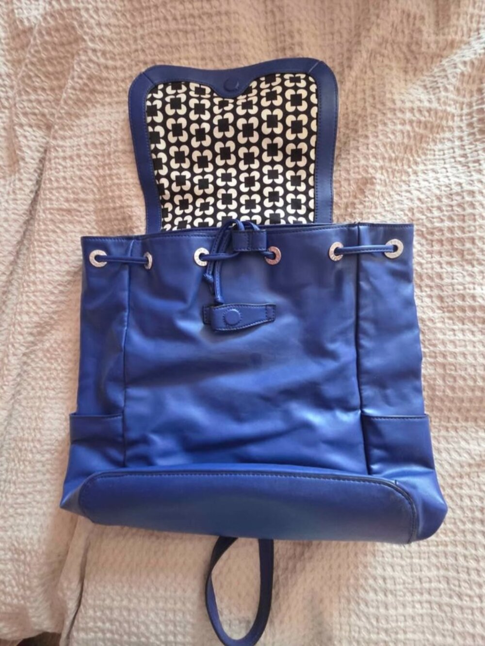 Vera Bradley Blue Drawstring Backpack